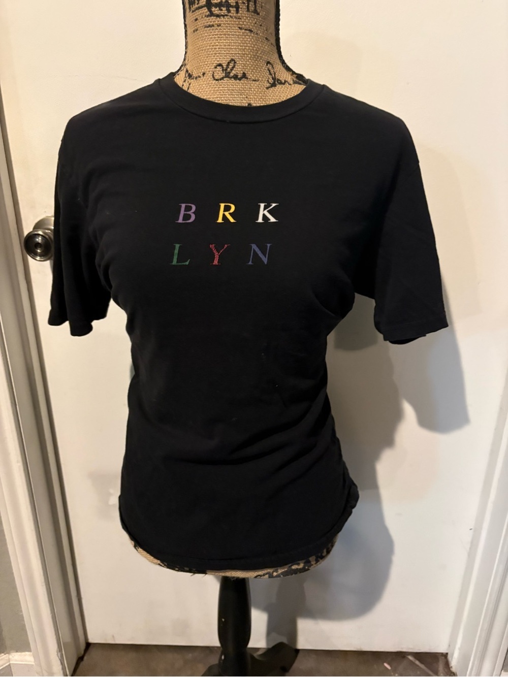 Cotton On Black Crewneck Graphic T-Shirt
